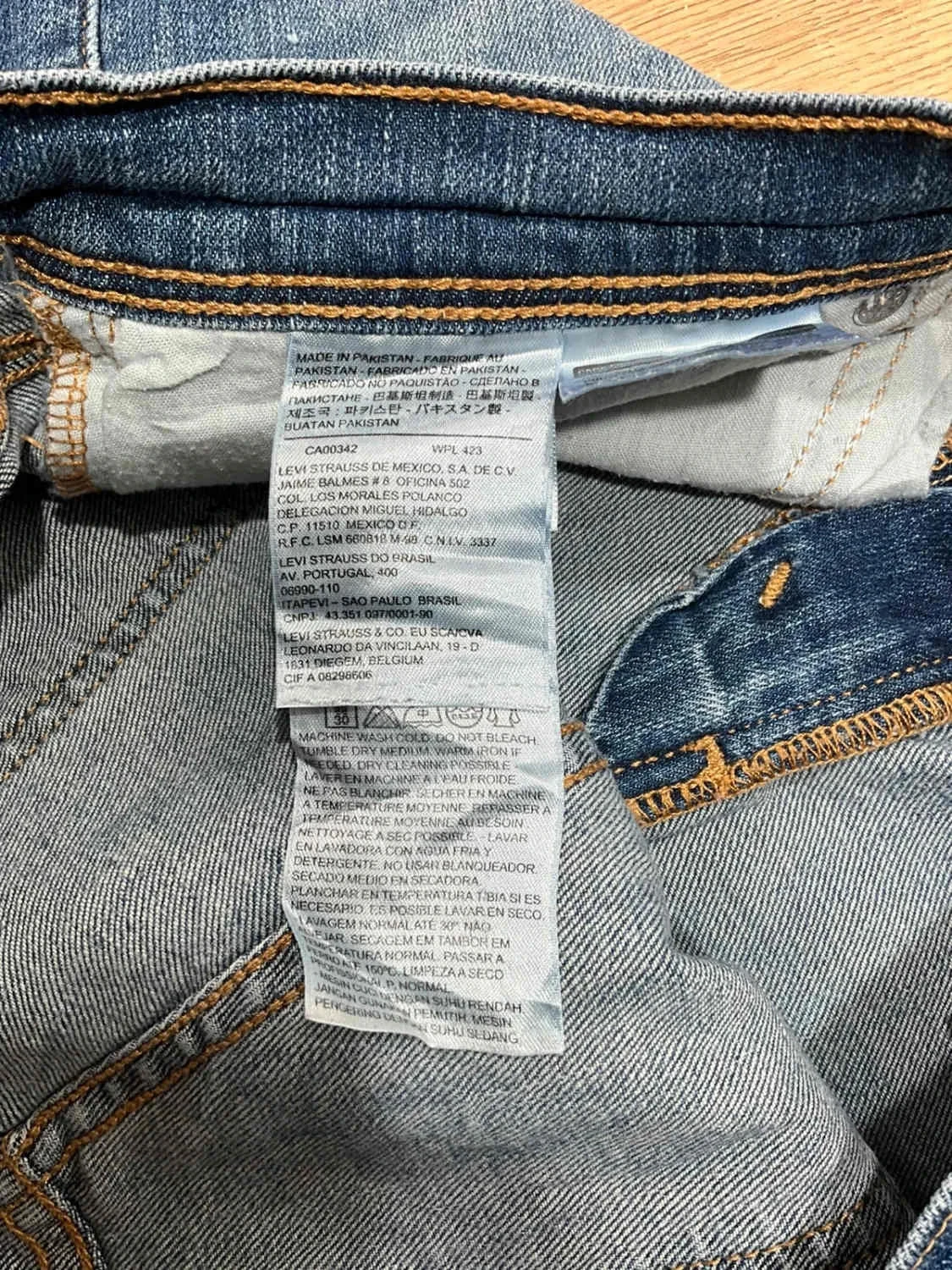 Short Levi's 14 - W32 Femme 98% Coton Bleu délavé Slv006 – photo 10